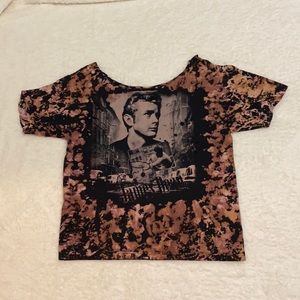 Fashion nova oversized wide neck graphic-tee L/G